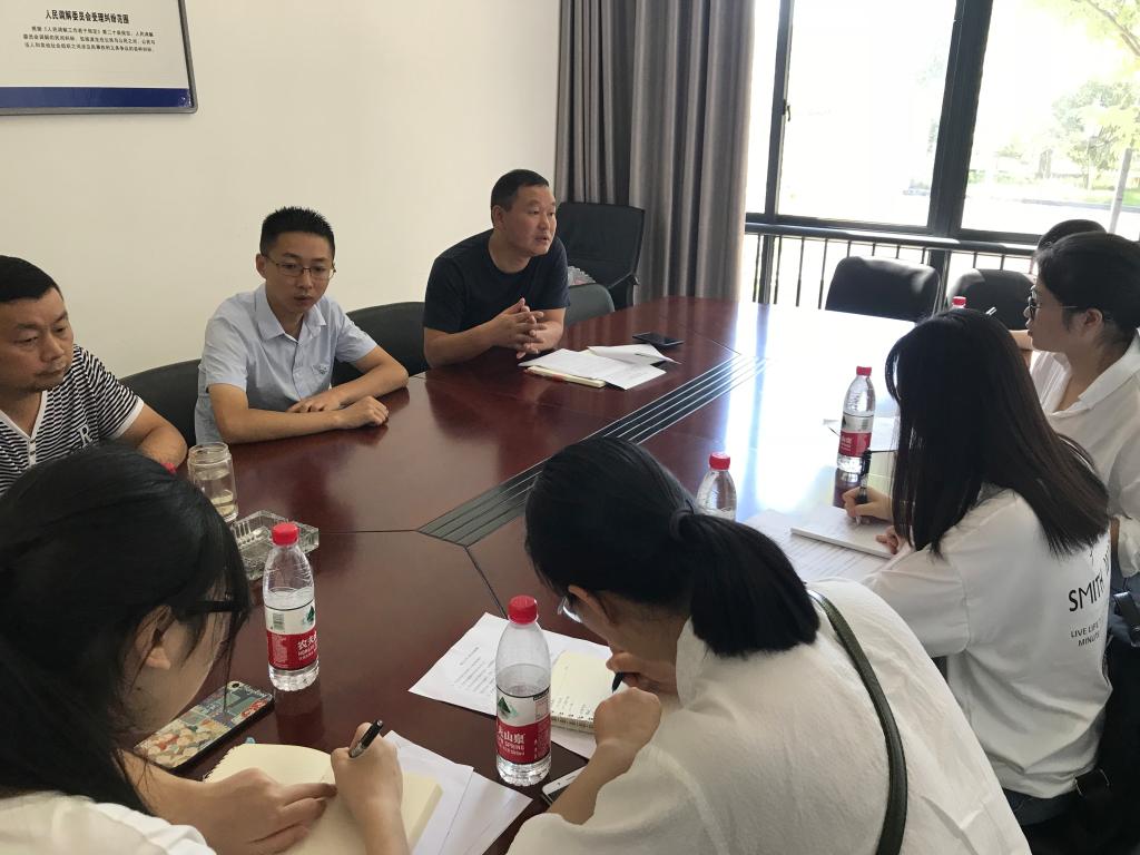 采访司法所工作人员